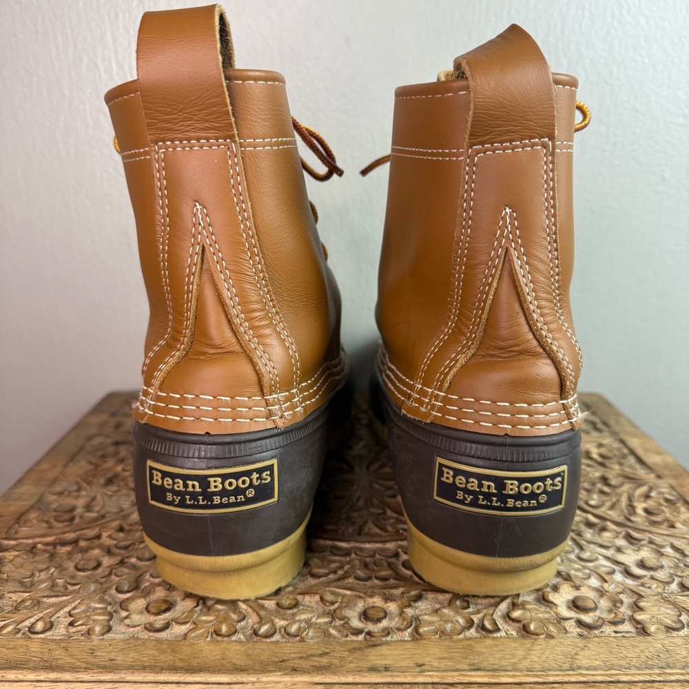 L.L. Bean Women’s Brown Bean Boots  Sz 11 - Picture 4 of 7